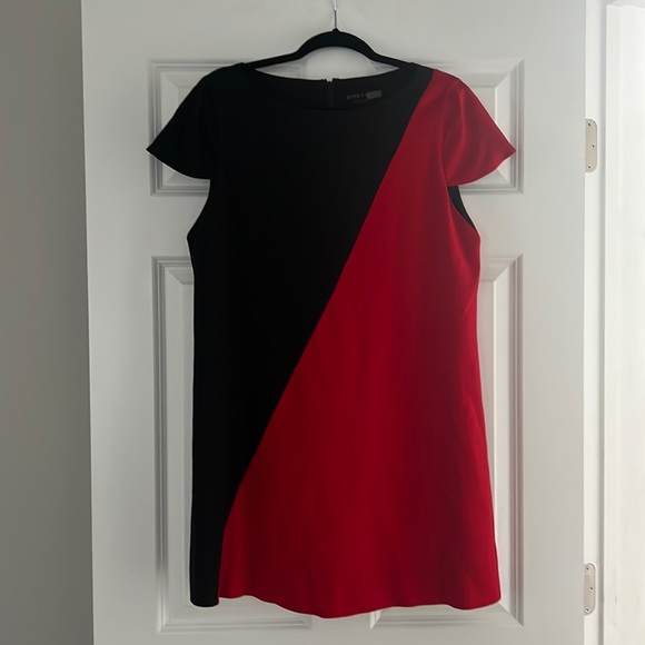 Alice & Olivia Red and Black Mini Dress - Picture 1 of 1